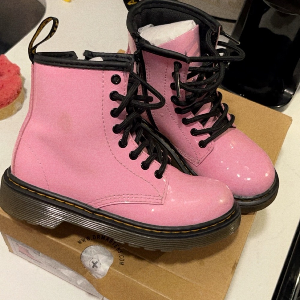 Pale pink Dr. Martens